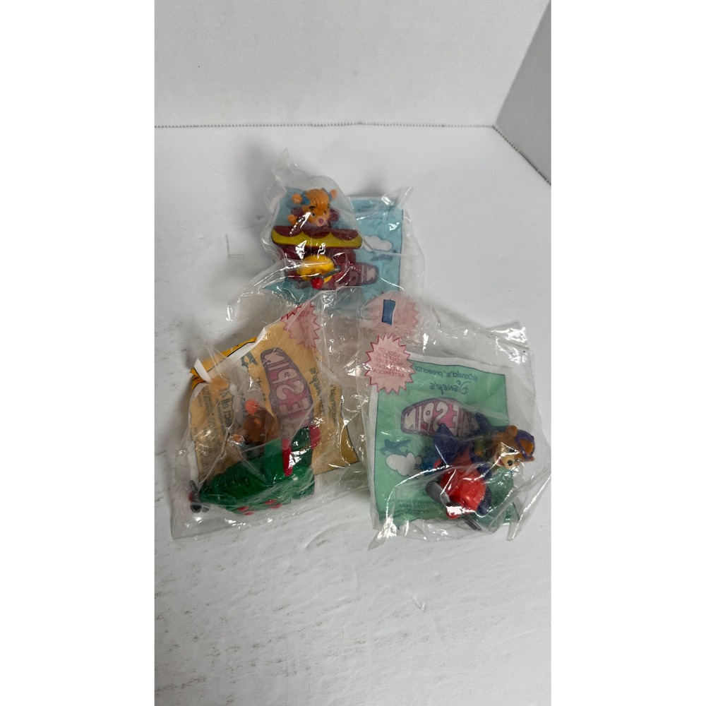Vintage 1989 McDonalds TaleSpin‎ Happy Meal Toys Set 3 Sealed Disney - Picture 2 of 8